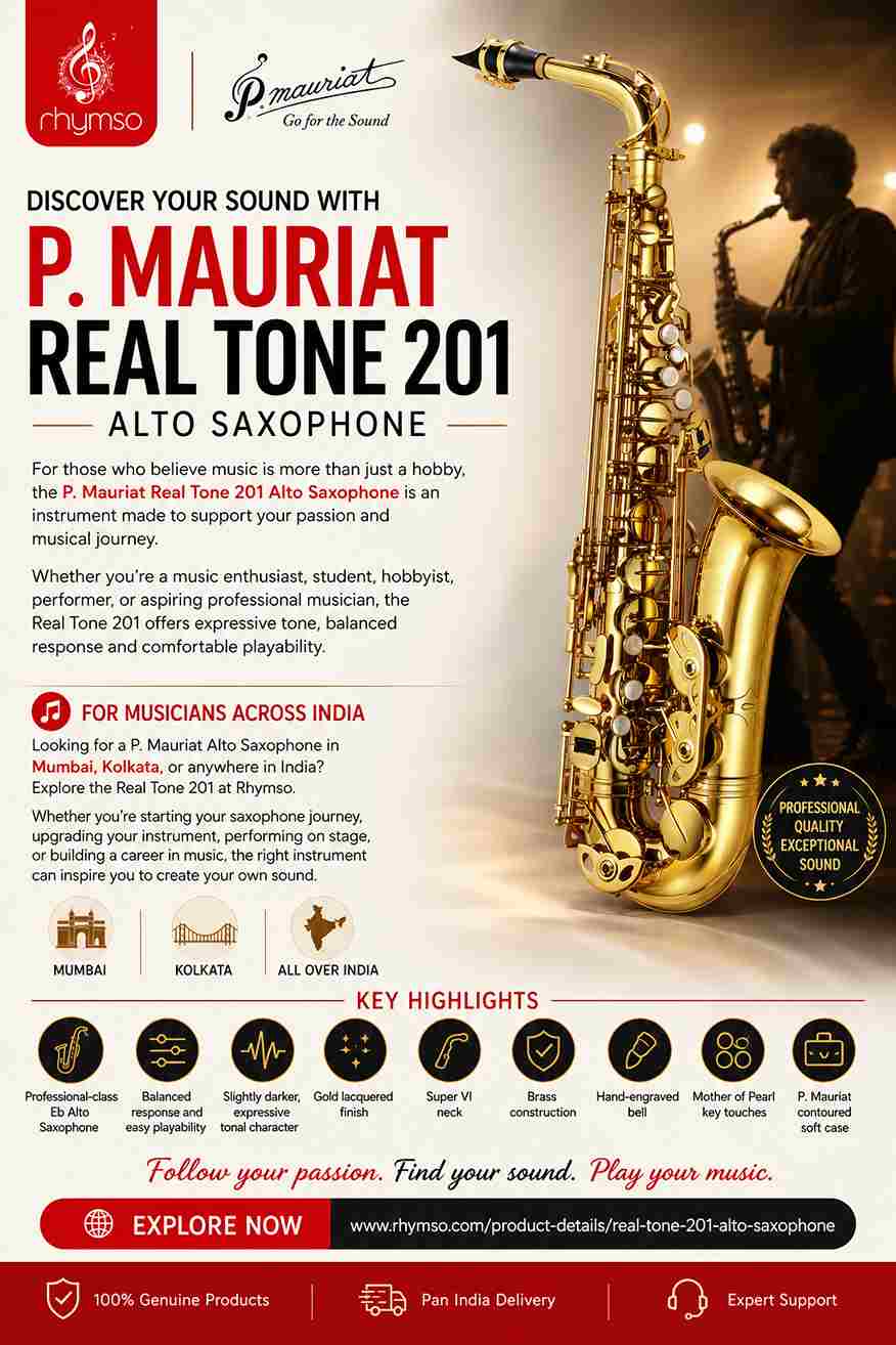 Discover Your Sound with the P. Mauriat Real Tone 201 Alto Saxophone